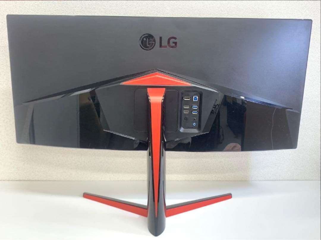 美品 LG 34インチ 144Hz 湾曲ウルトラワイドモニター 曲面デザイン