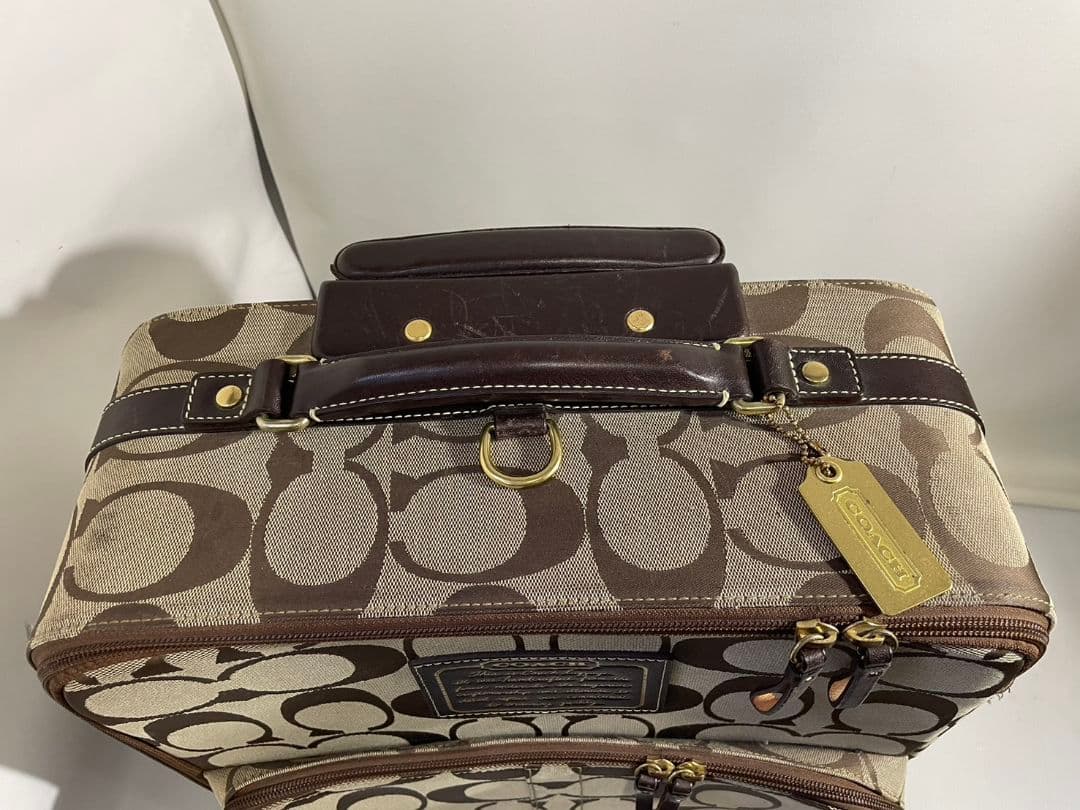 COACH ロゴパターン キャリーケース