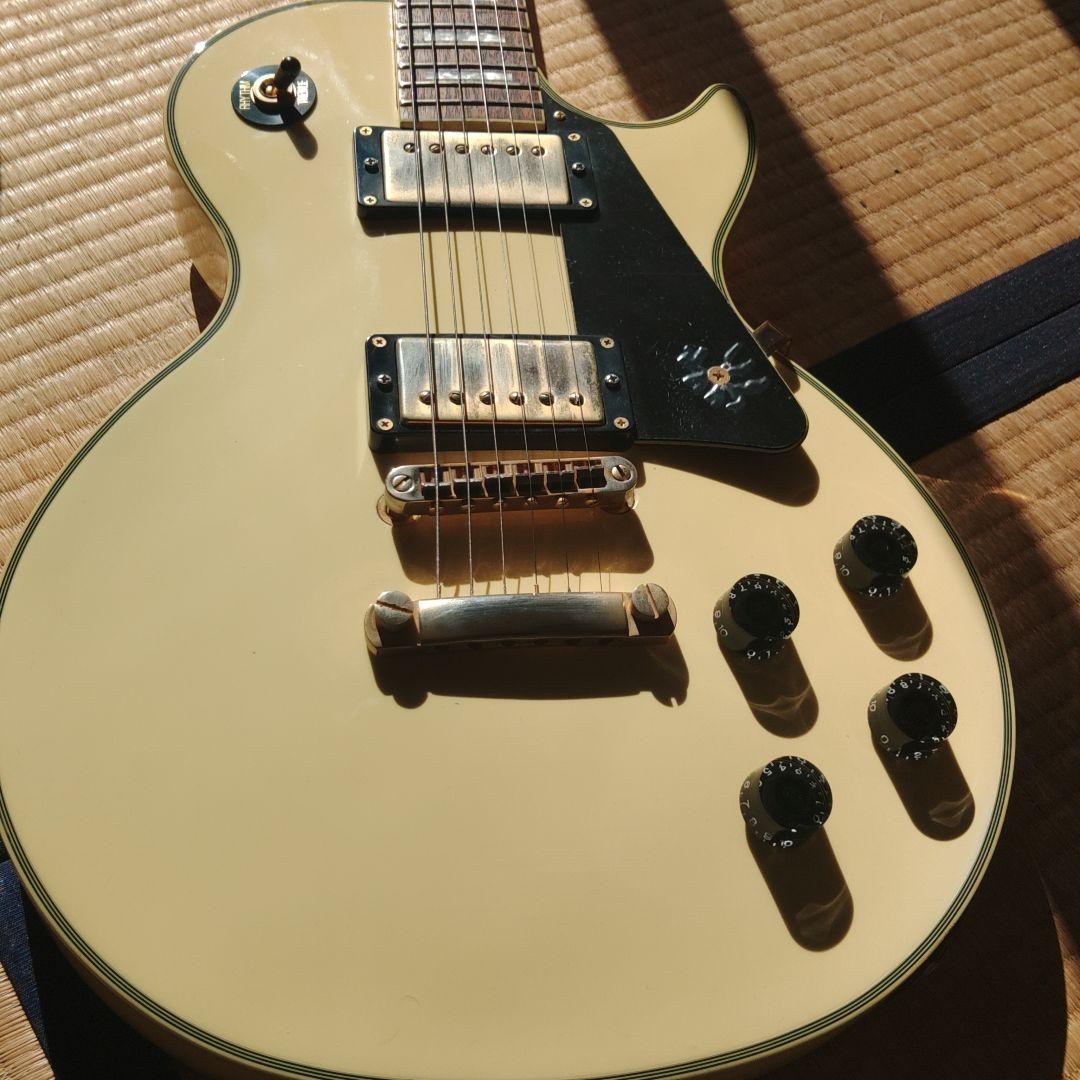 BUSKERsレスポールカスタムタイプ　カラークリーム