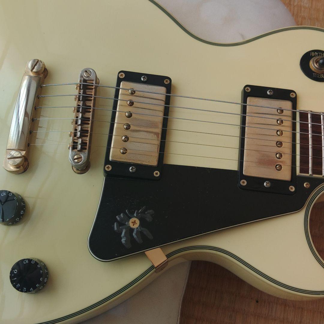 BUSKERsレスポールカスタムタイプ　カラークリーム