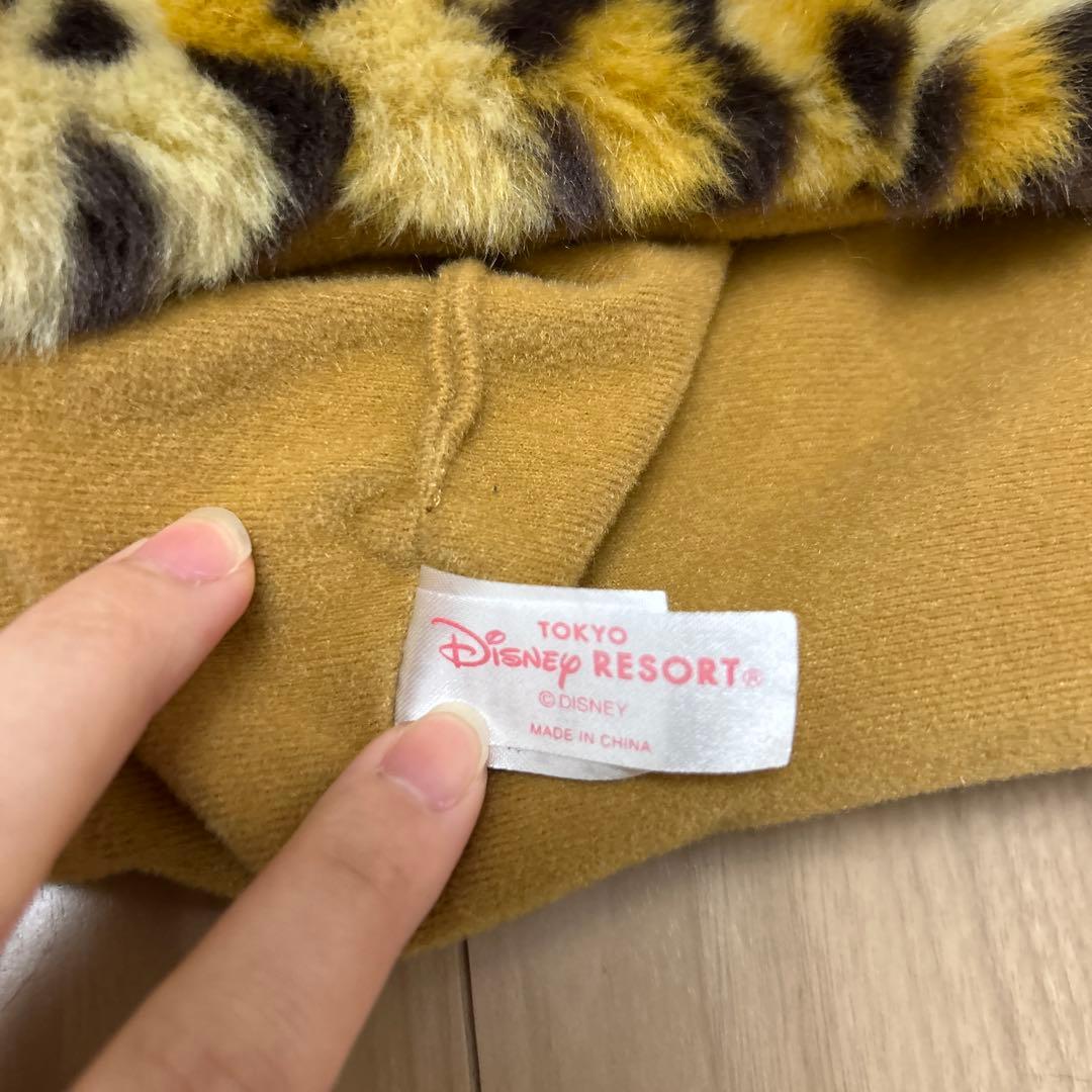 東京ディズニーリゾート ミッキー　ミニー耳帽子 ヒョウ柄 ファンキャップ　ピンク