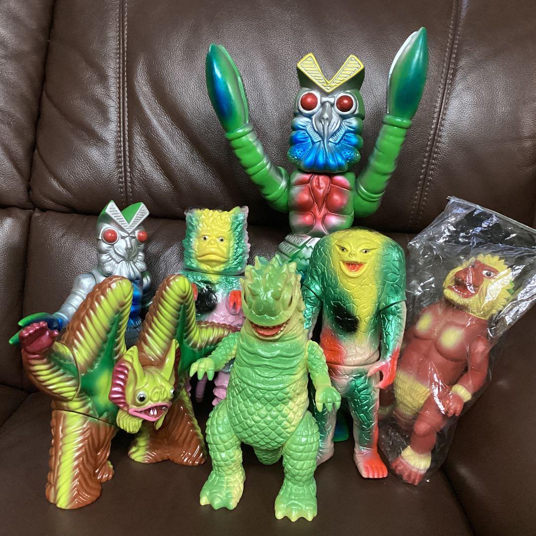 ブルマァクM1号　怪獣7体セット　バラ売り値引不可　袋なし美品　現状現品渡し