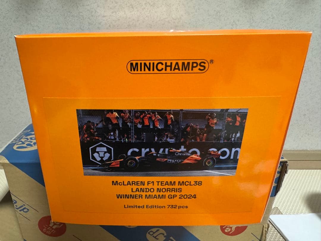 ミニチャンプス　1/18 マクラーレン　ランド・ノリス　マイアミGP 初優勝