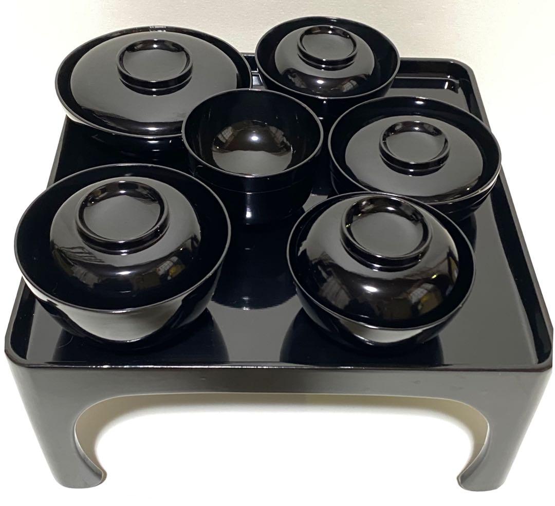 会津 堅地漆器 お膳セット