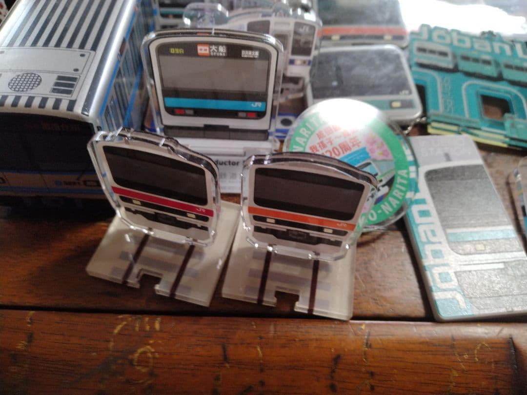 常磐線　 JR東日本　他　 鉄道グッズ 電缶バッチ キーホルダー他　35個セット