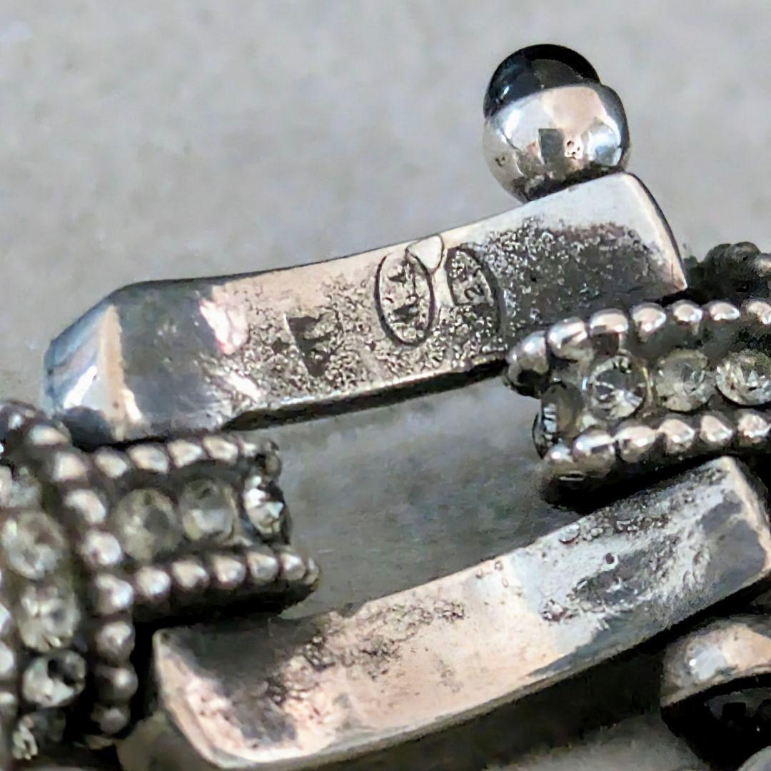 vivienne westwood オニキス ロゴ チェーンリング SV925