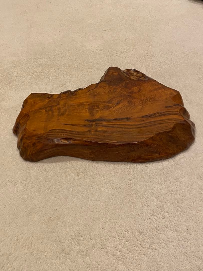 【レア形✨️】屋久杉 花台 敷台 台座 盆栽台 屋久杉工芸品 世界遺産