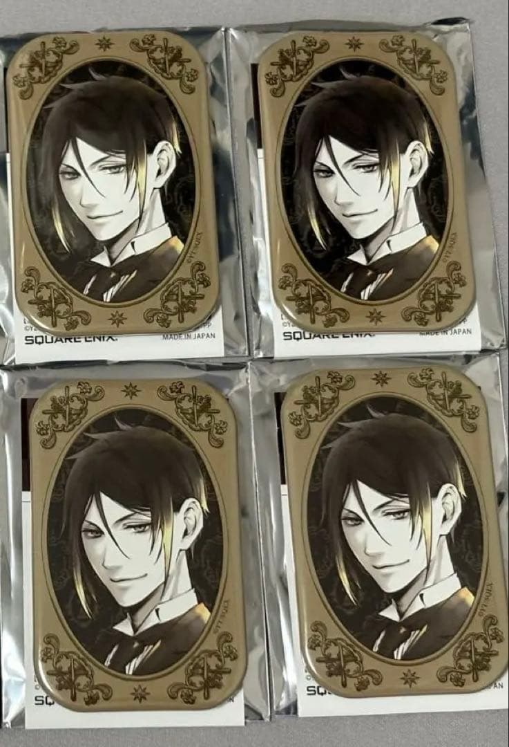 黒執事 Black Label 缶バッジ　セバスチャン 4個セット