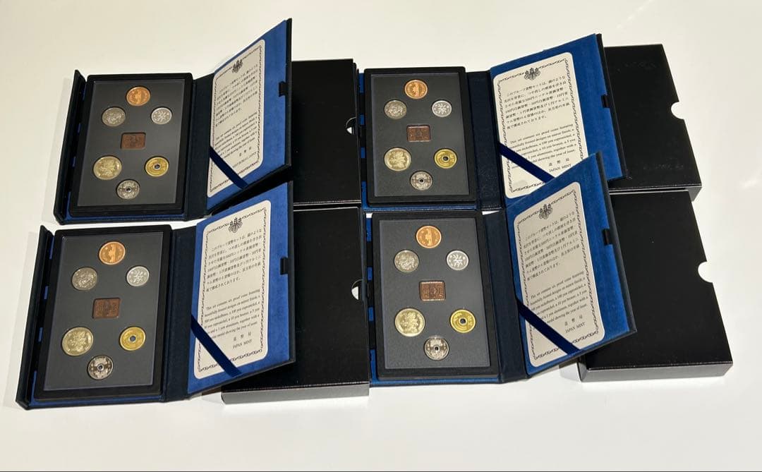 プルーフ貨幣セット 1998-2005 8点