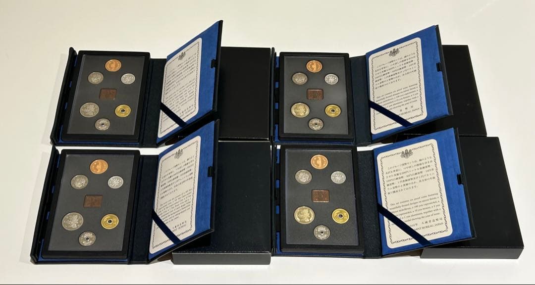 プルーフ貨幣セット 1998-2005 8点