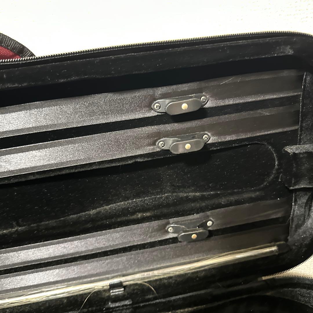 Super light バイオリンケース 4/4サイズ 弦楽器 赤 レッド