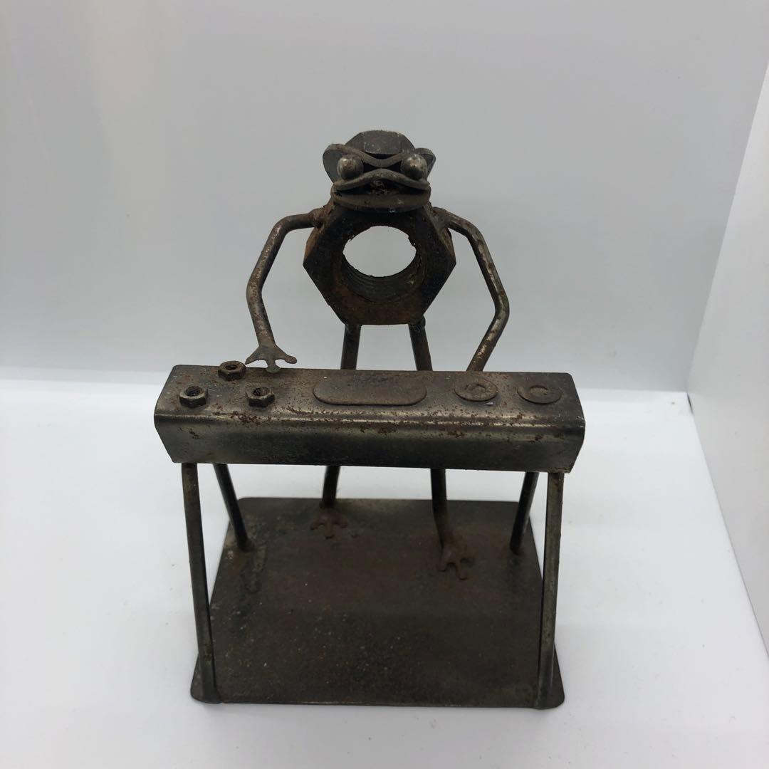 【近日処分予定なので割引】ブリキカエルシリーズ５体