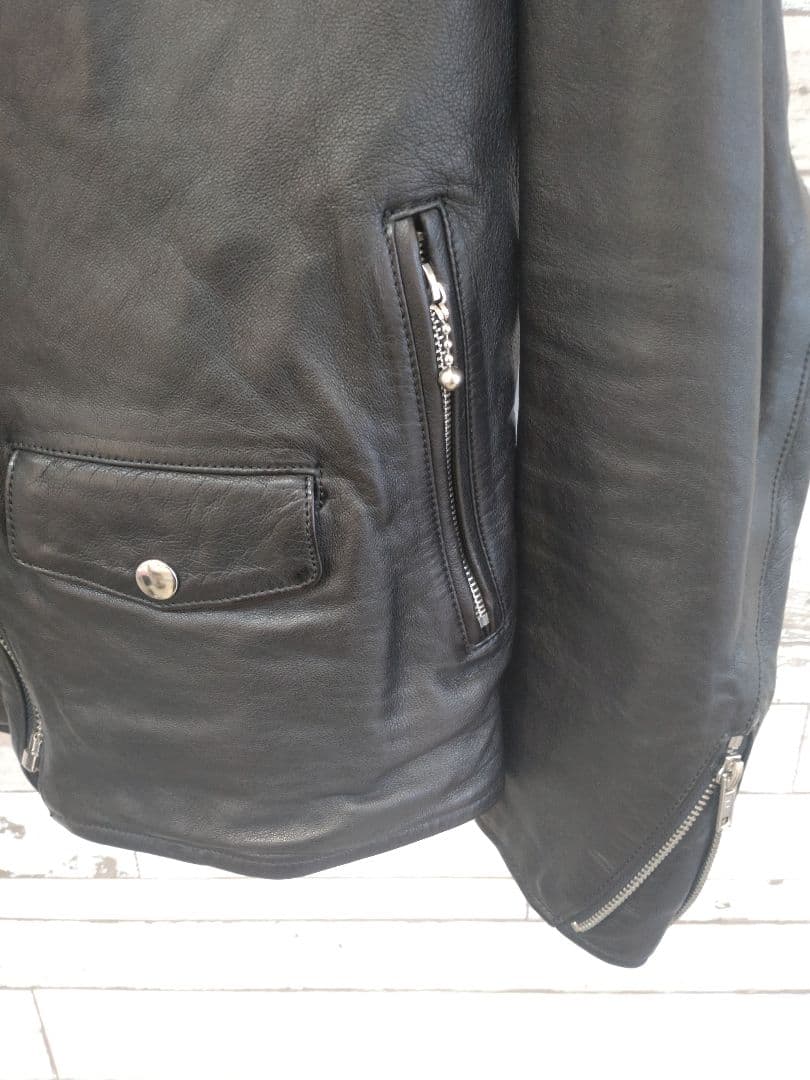 K*j様 HYSTERIC GLAMOUR ブラックレザー　シングルライダース