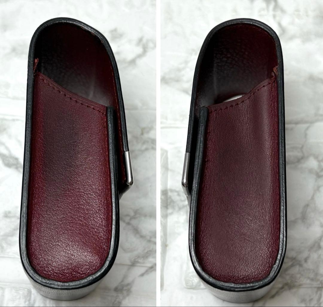 カルティエ　レザー　シガレットケース　革　小物入れ　カードケース　たばこ入れ