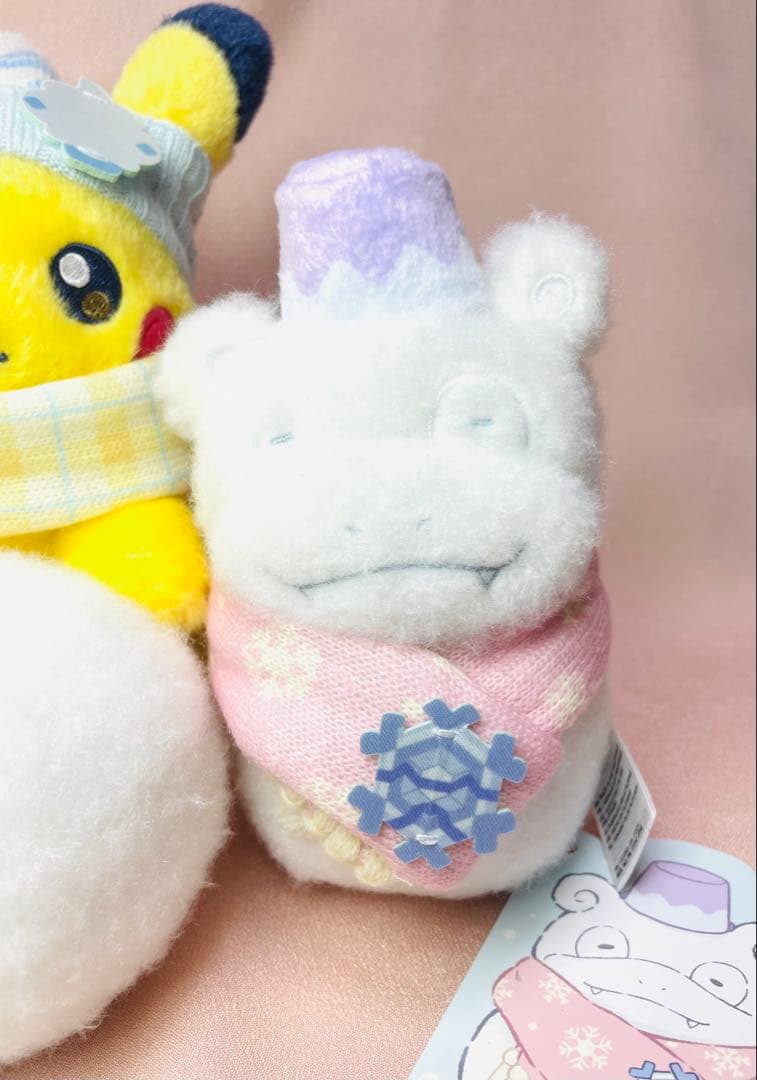新品タグ付き　ポケモン ゆきだるま ピカチュウ ヤドン カビゴン　4体セット