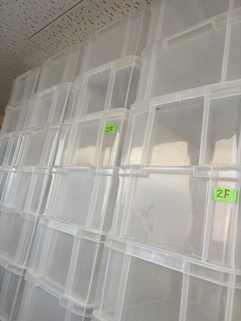 【300個セット】まとめ買い　コンテナ　アスクル サンボックス　クリア 28L