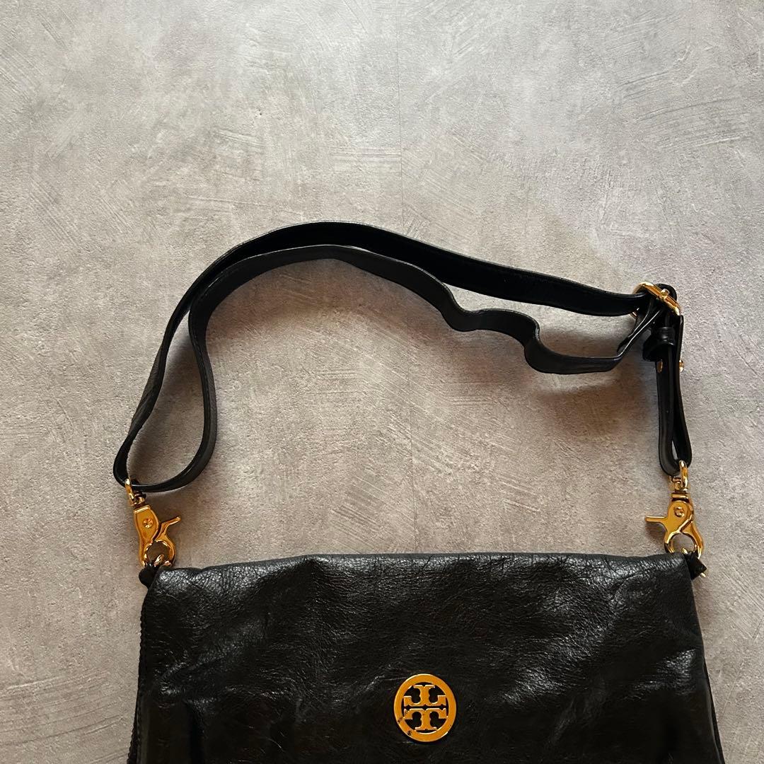 バッグ tory burch grunge shoulder bag y2k black