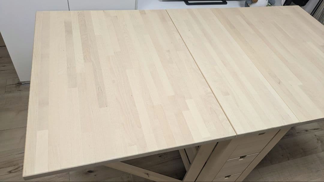 【美品】【廃盤品】【早い者勝ちです。】IKEA NORDEN折りたたみテーブル