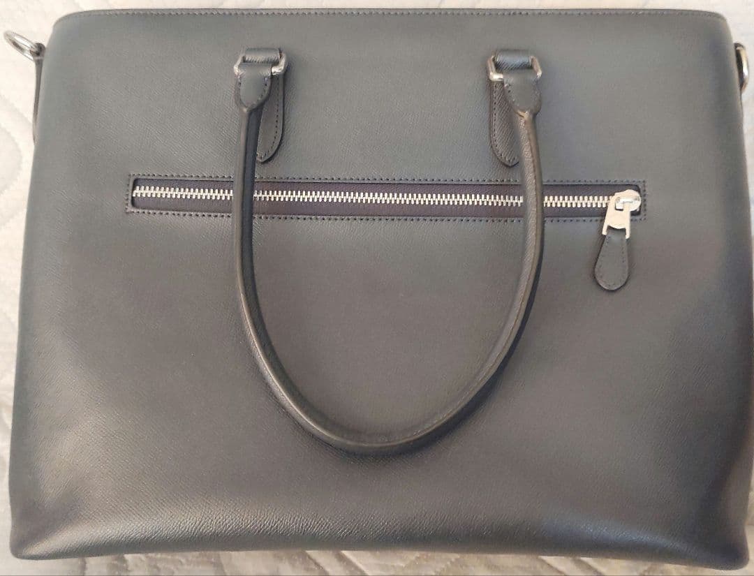 COACH 黒 レザートートバッグ