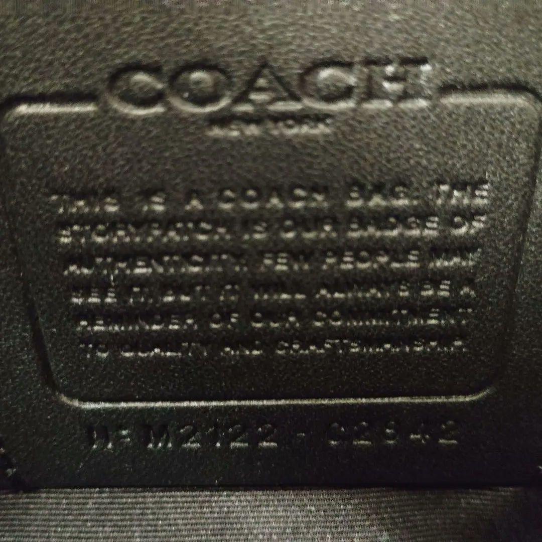COACH 黒 レザートートバッグ