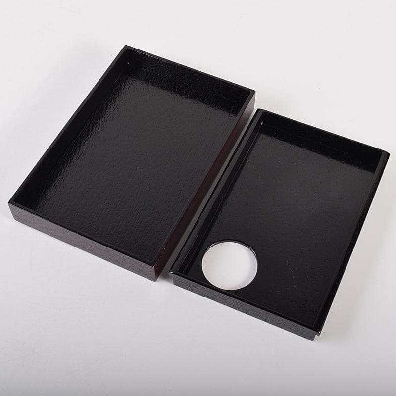 eyeknow74 　利休茶箱　棗　茶碗　八点一式　仕覆付　V　R7661