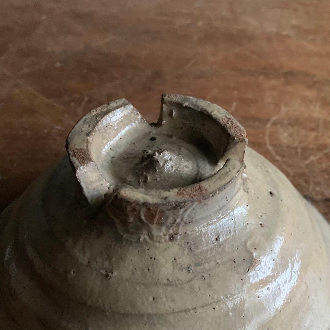 古萩 茶碗 江戸時代 茶道具 古道具 古美術 アンティーク 萩焼