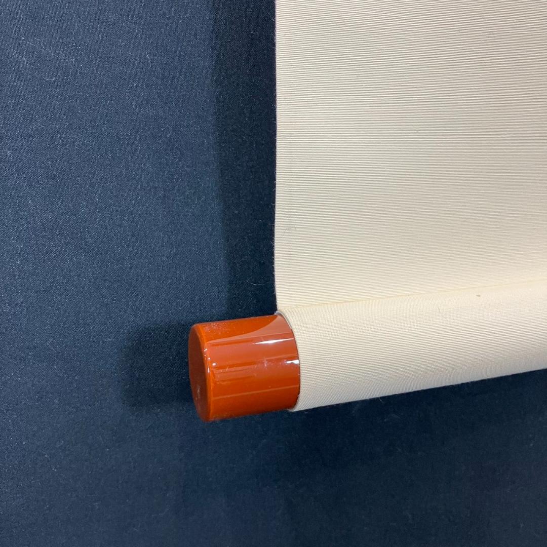 4182 上村米重 「花雛之図」 共箱 肉筆 紙本 日本画 掛軸 桃の節句