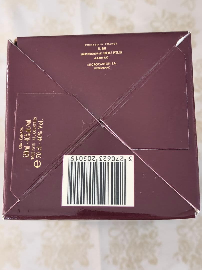 【未開栓・古酒】ルイ・ロワイエ ナポレオン コニャック 箱付き 1989年印刷箱