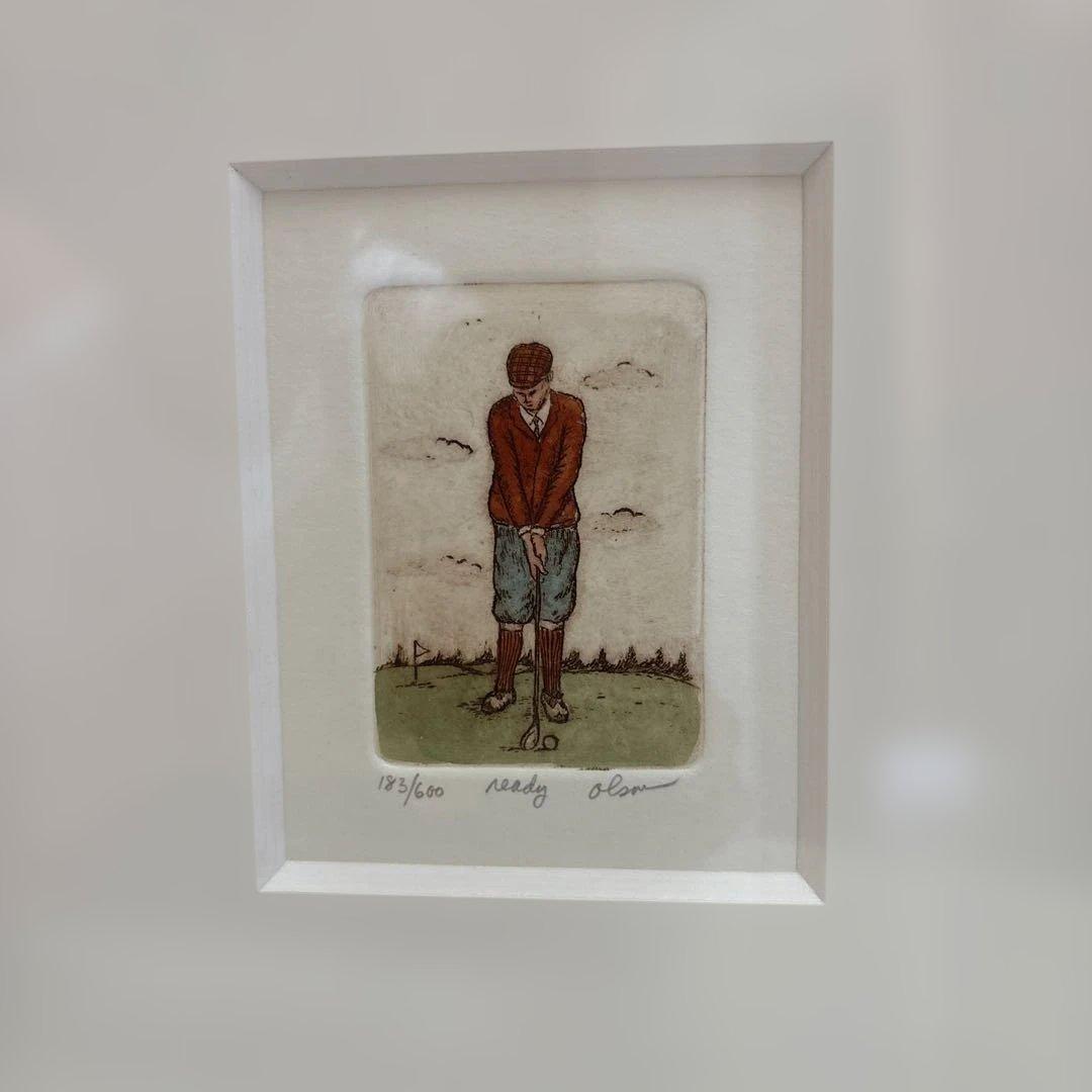 ゴルフ リトグラフ 4枚