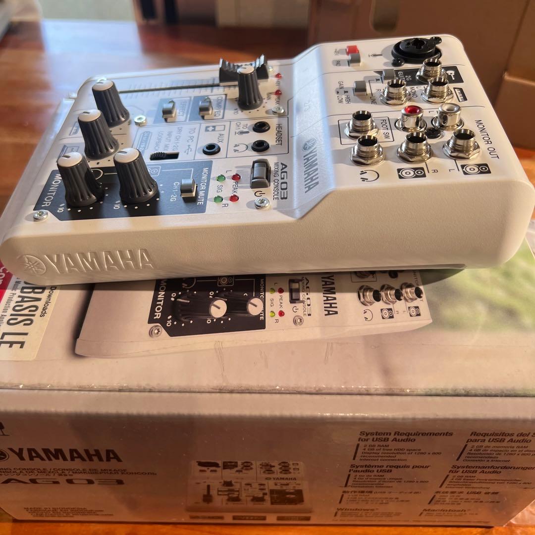 YAMAHA AG03 オーディオインターフェース ミキシングコンソール
