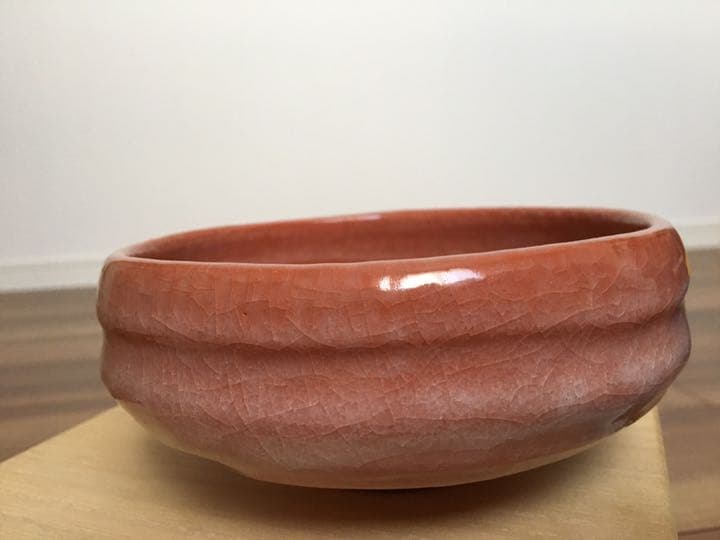 佐々木昭楽　赤楽茶碗