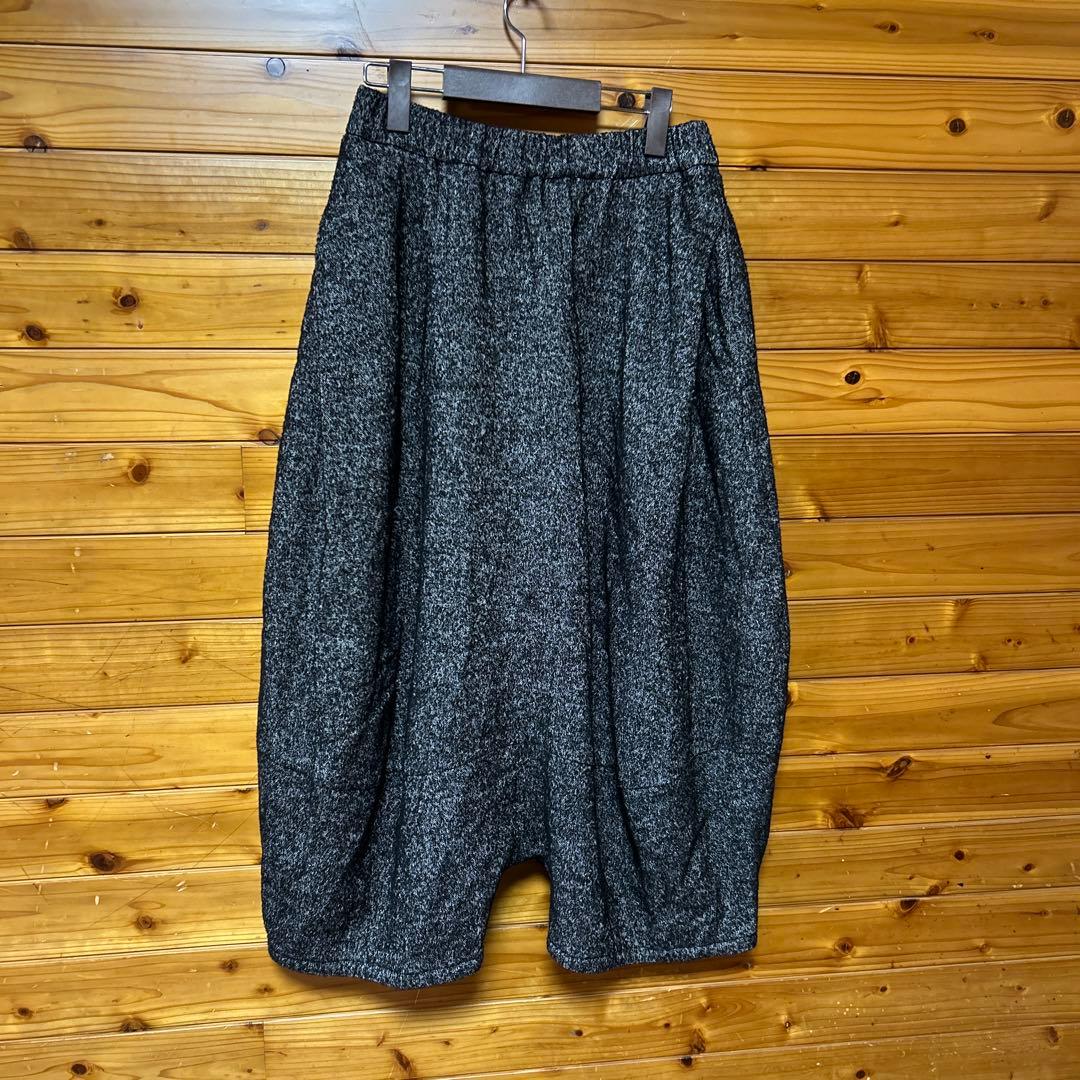 芽風　センソユニコ　秋冬　ウール混　サルエルパンツ　ゆったり