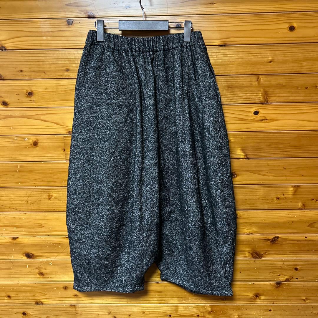 芽風　センソユニコ　秋冬　ウール混　サルエルパンツ　ゆったり