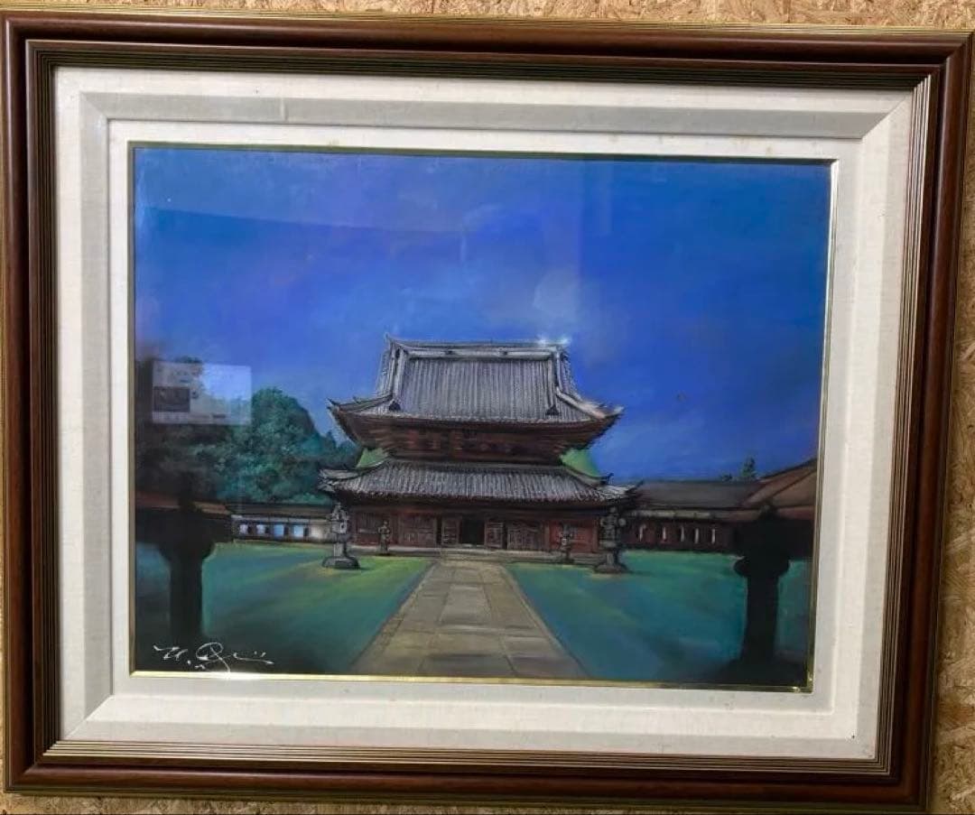 【ネイト・ジョルジオ作】オリジナル原画一点物「瑞龍寺」 #ネイト・ジョルジオ