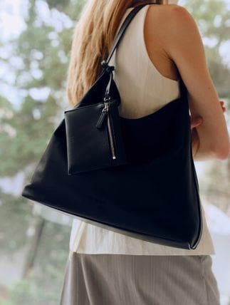 ROH SEOUL　Pulpy hobo bag Nylon ブラック