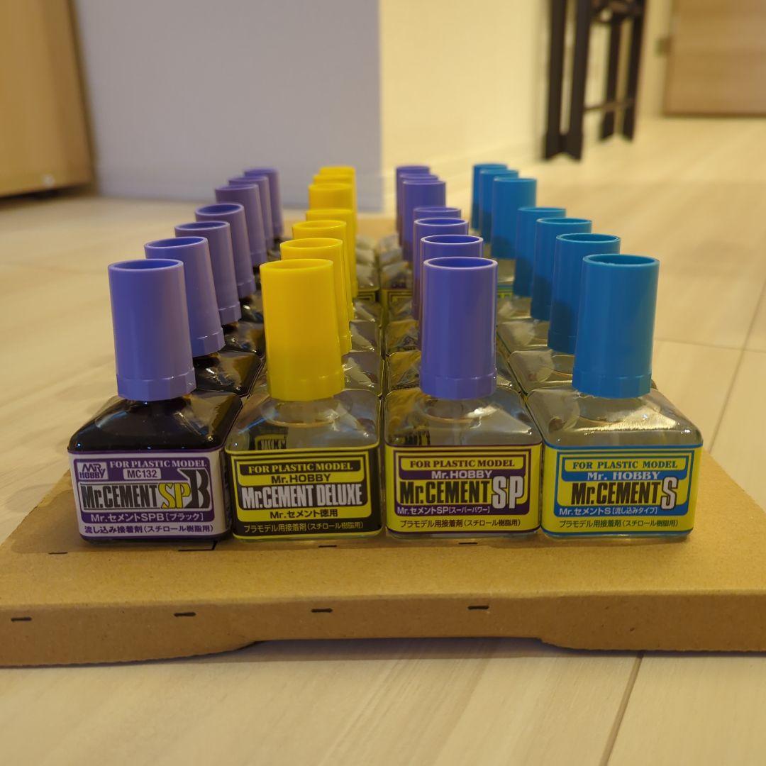 【新品・未使用】Mr. セメント 28点セット 40ml 接着剤 プラ モデル