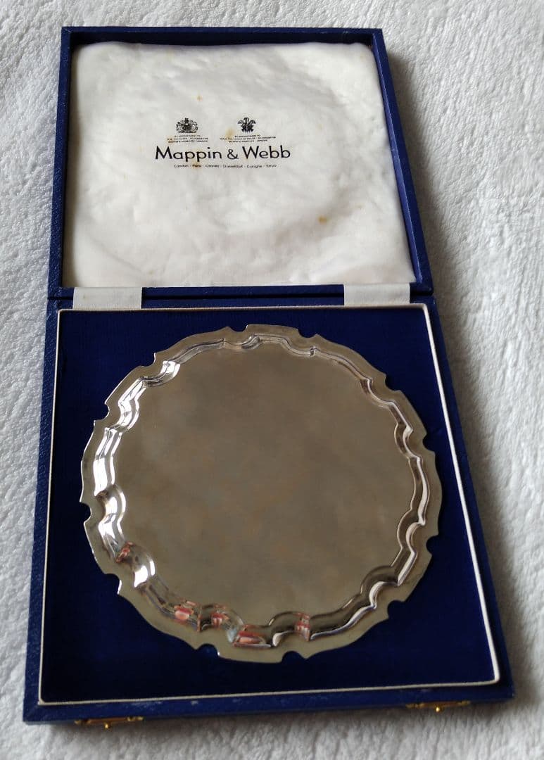 Mappin & Webb Silver Salver シルバートレイ