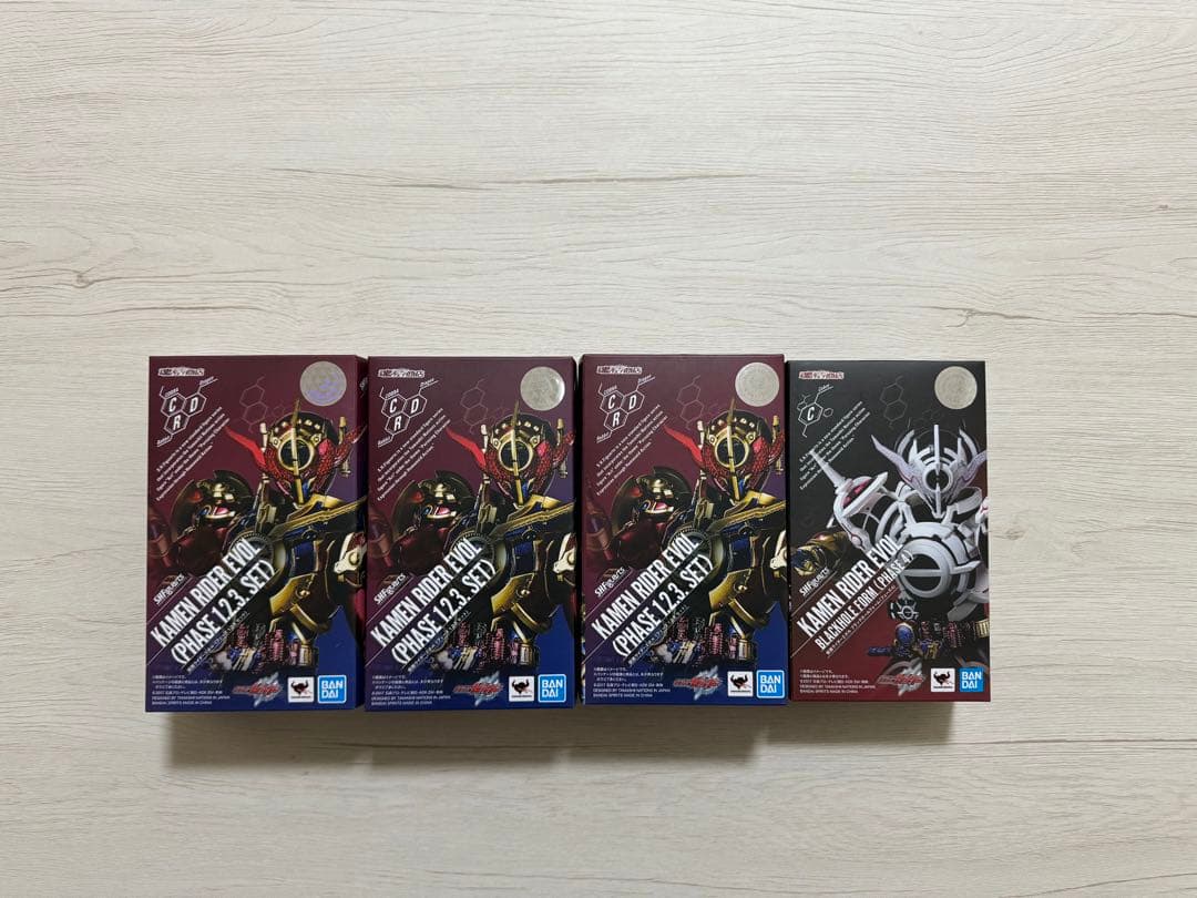 S.H.Figuarts 仮面ライダーエボル 4点セット