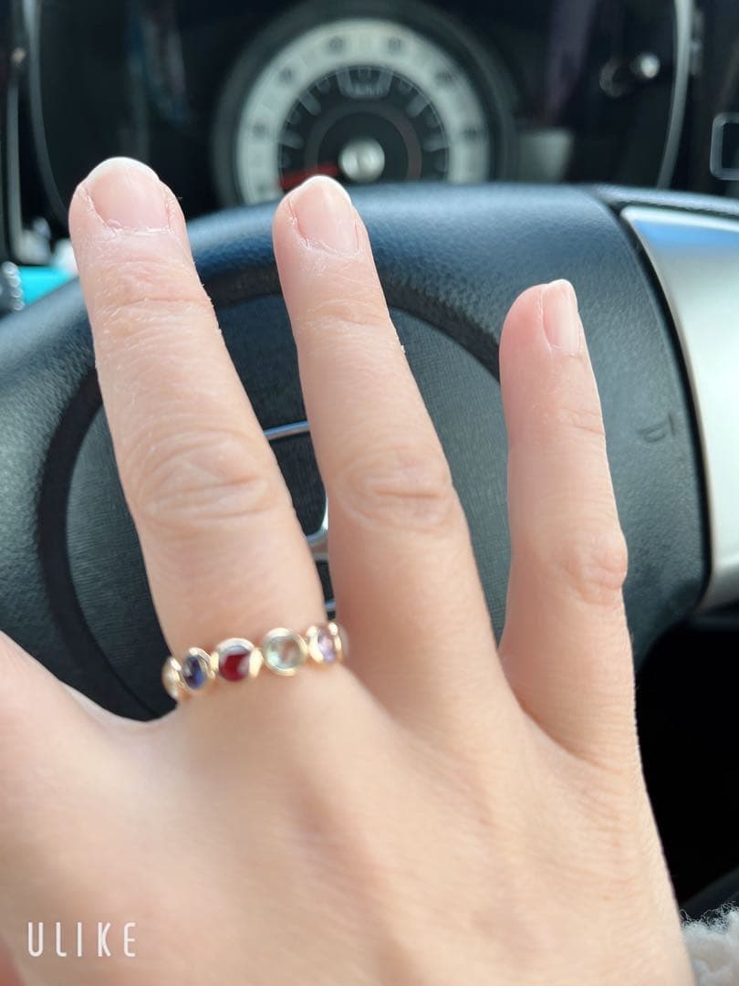 (美品) K10 アミュレットリング　13号