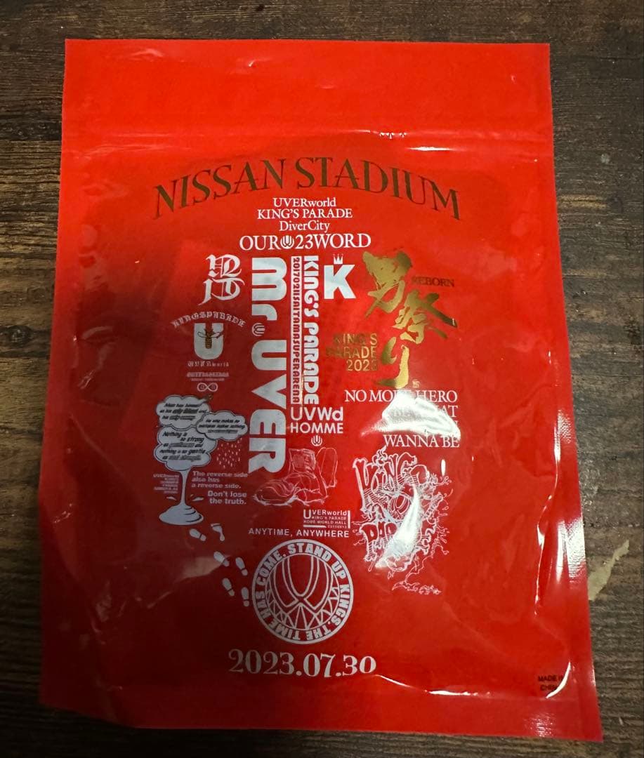 UVERworld 男祭り　グローブ