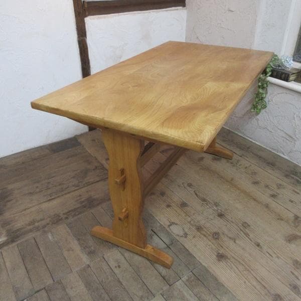 イギリス アンティーク 家具 リフェクトリーテーブル ダイニング 6153e