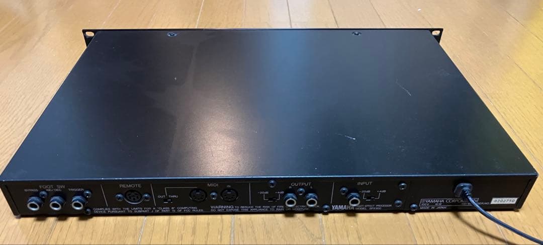 Yamaha SPX900 マルチエフェクター　説明書付