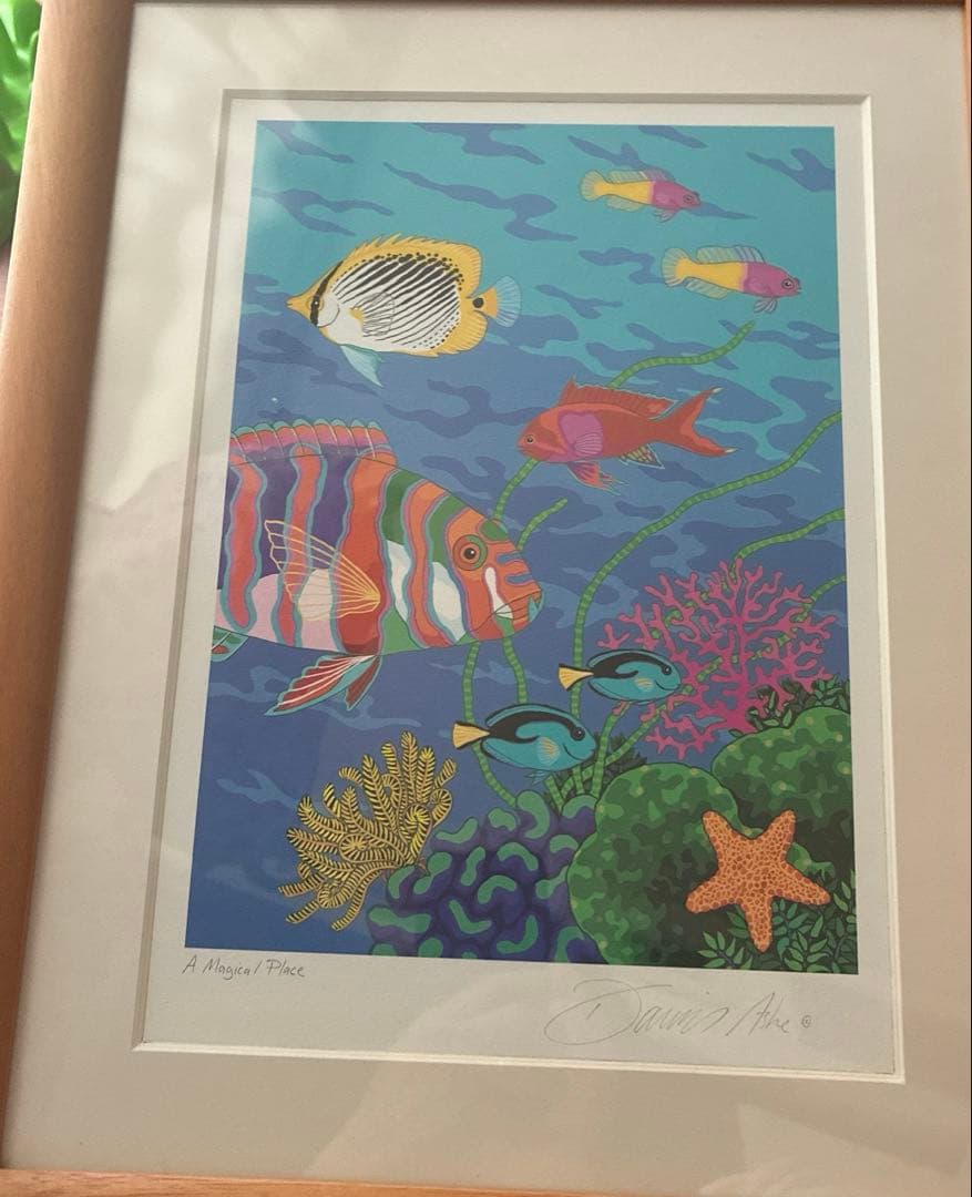 貴重　本人サイン David Ashe シルクスクリーン