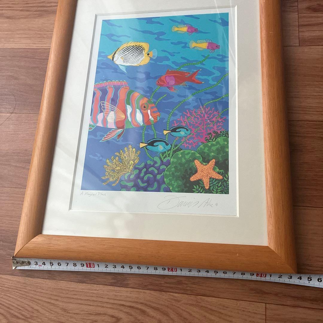 貴重　本人サイン David Ashe シルクスクリーン