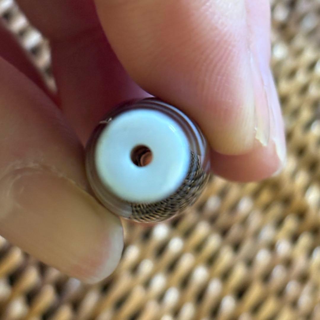 希少✩.*˚白ベース 龍眼天珠(*´˘`*)