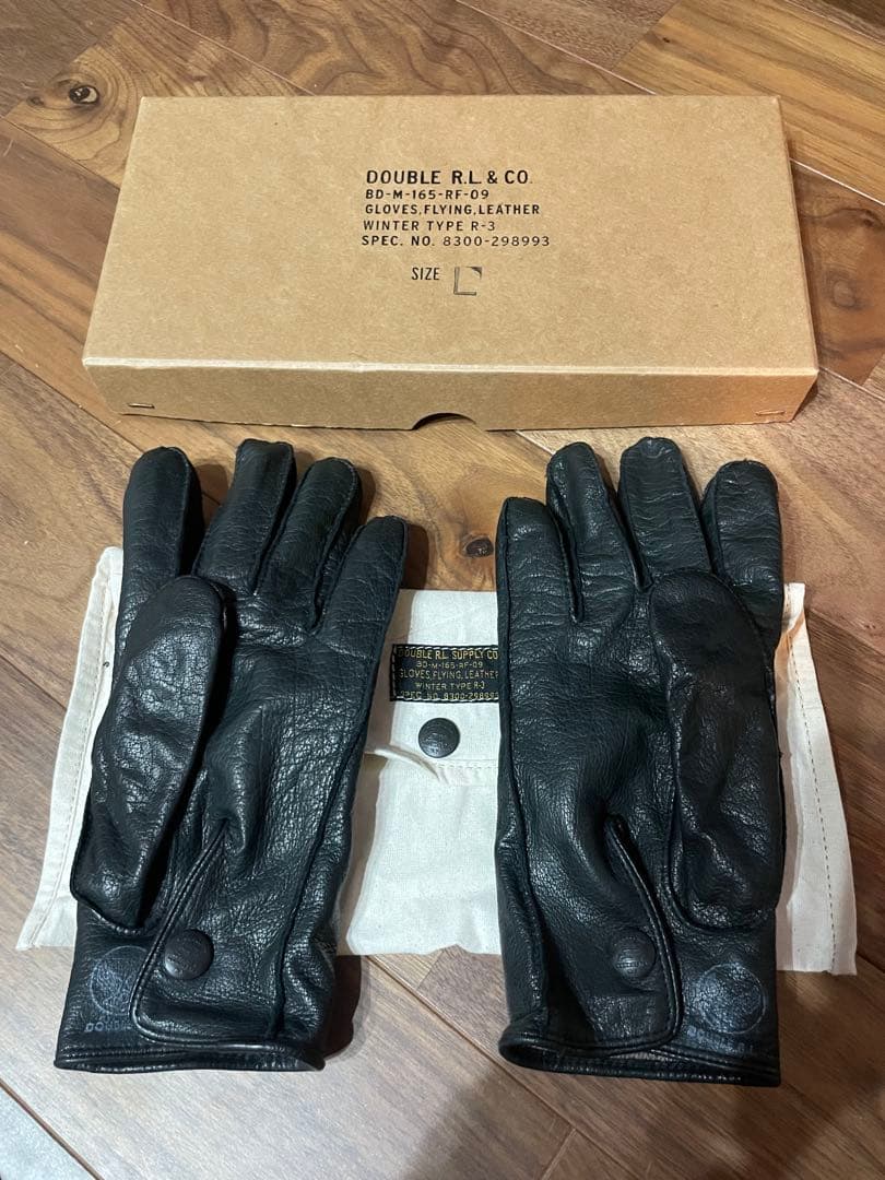 DOUBLE R.L. & CO. レザー手袋 Lサイズ