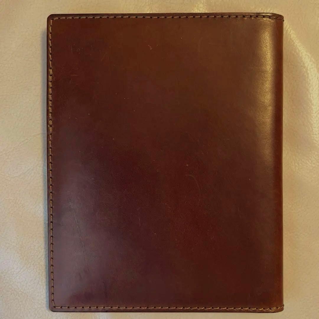 《最終値下げ》【美品】HERZノートパッドホルダーA5 ✨チョコ♪