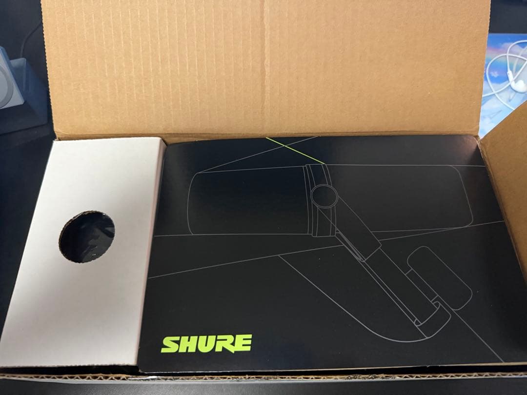 【美品】SHURE シュア ダイナミックマイク SM7dB （プリアンプ内蔵）