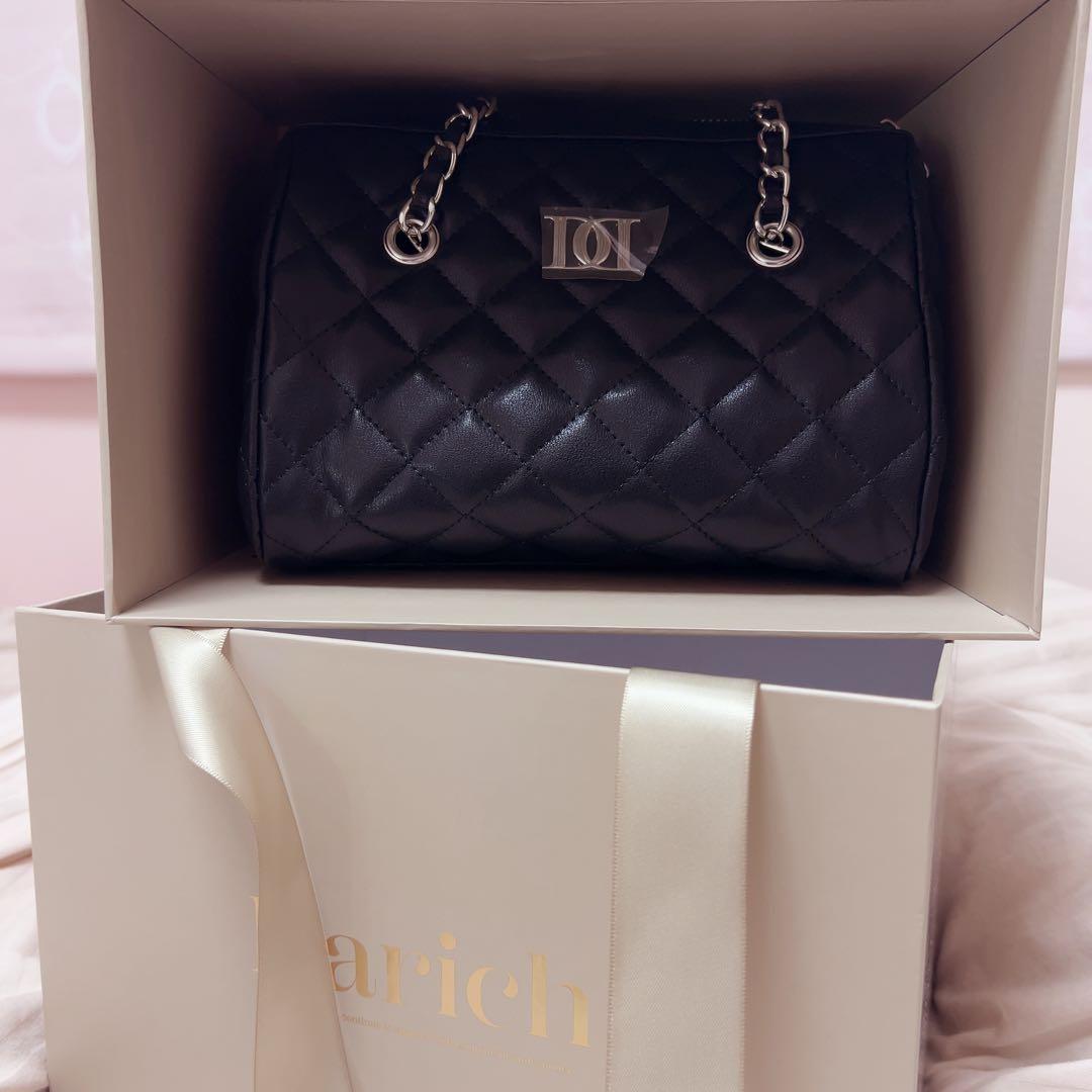 Darich ノベルティ キルティングミニボストンバッグ 【即日発送可能】