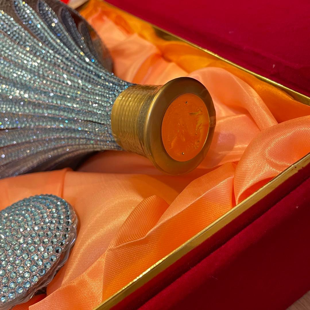 クリスタルデキャンタ　トラディション　スタイル　ブランデー　ブルー